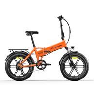 ELETRONBIKE OD20 Sklopivi električni bicikl 20" FAT, 250 W, 48 V / 13 Ah, domet do 100 km, narančasti